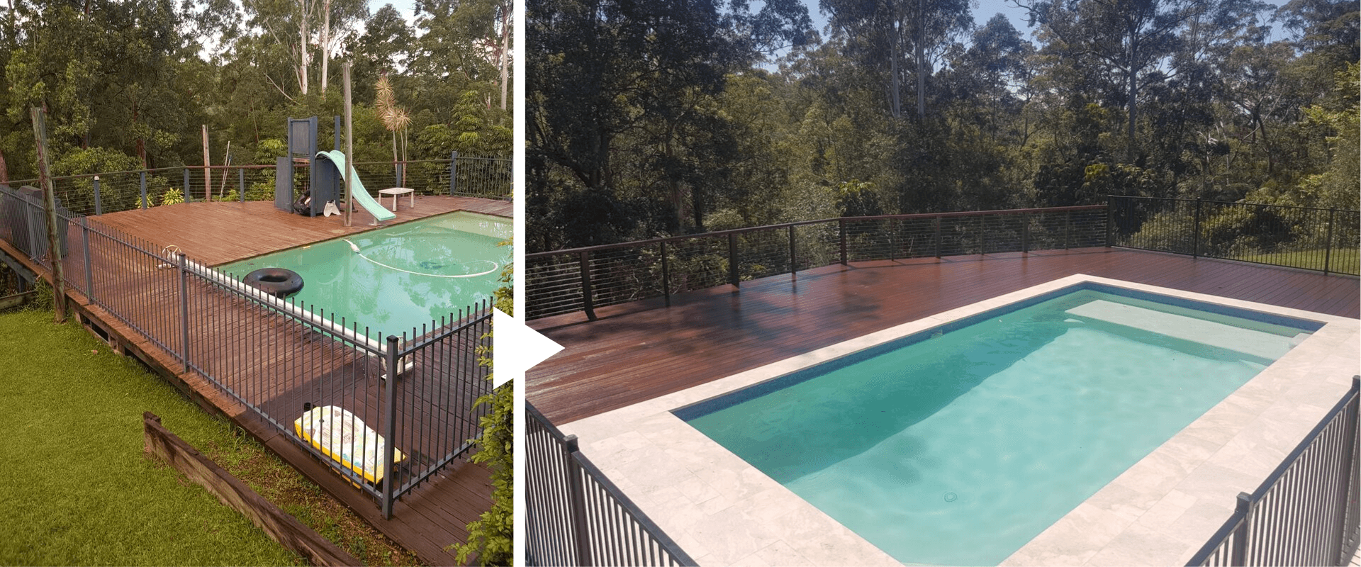 pool area - before and after image 3