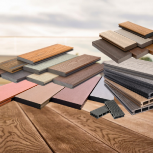 samples of composite decking boards